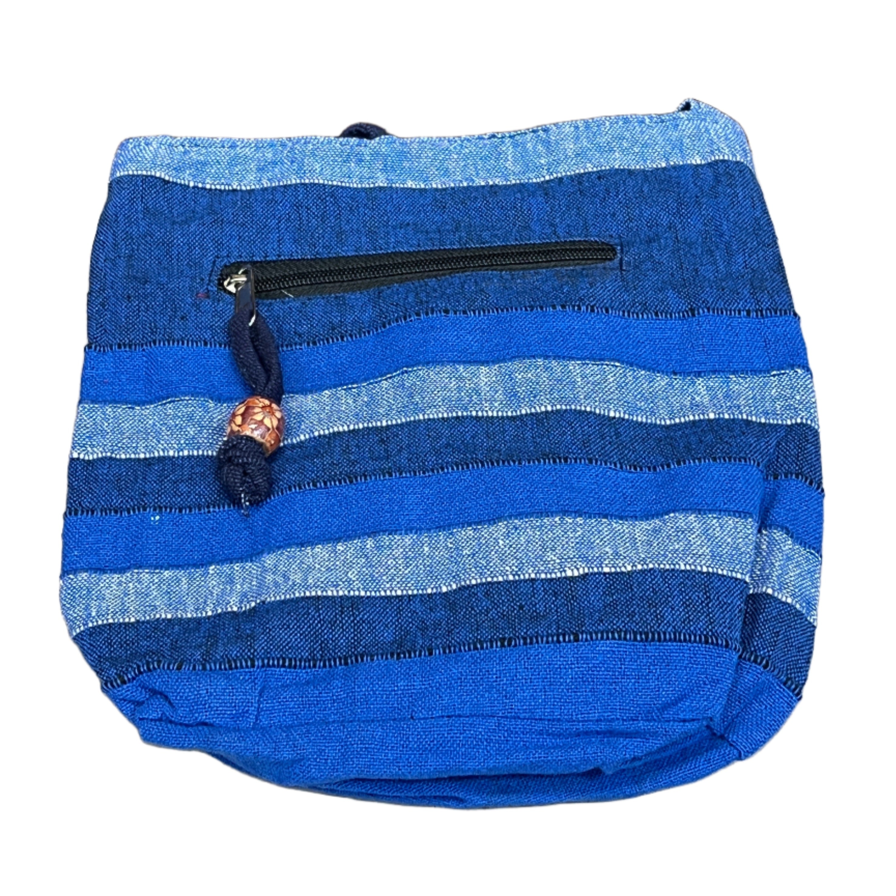 Woven Cotton Crossbody Bag Midnight Sun