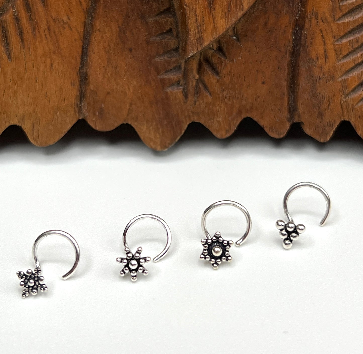 Sterling Silver Nose Pins