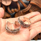 Sterling Silver Feather Hoop Earring
