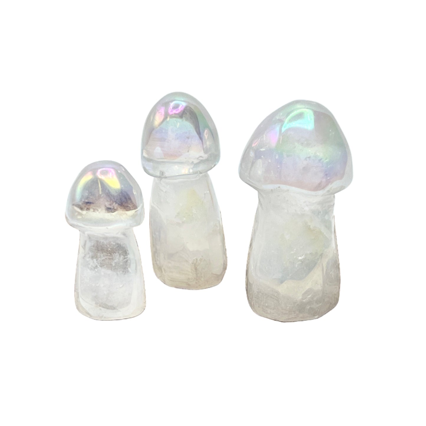 Electroplated Quartz Mushroom