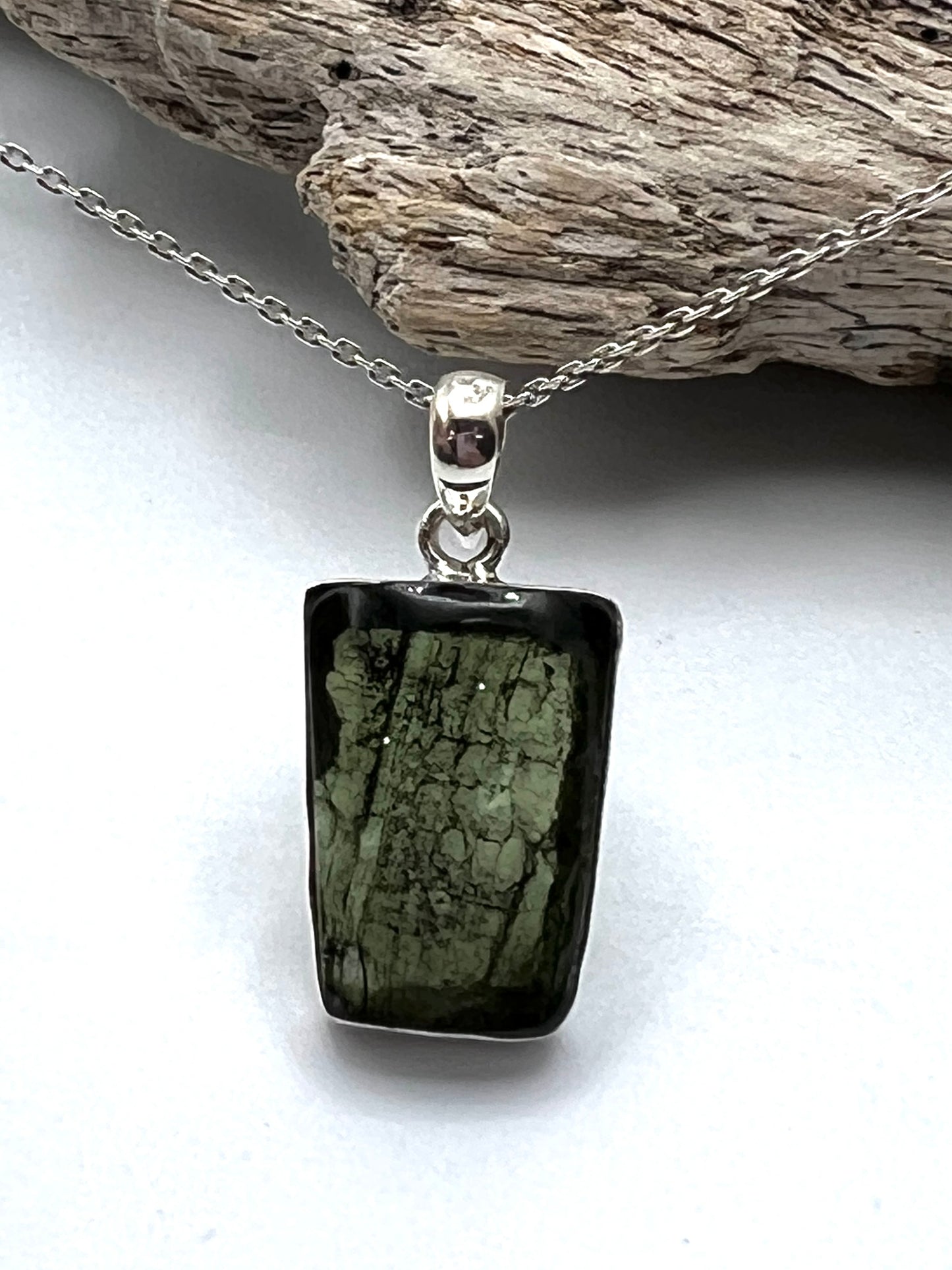 Rare Vitavin Polished Moldavite Pendants- Transformation Stone
