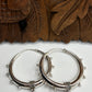 Large Bali Hoop Earrings