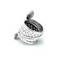 Sterling Silver Braided Swirl Ring