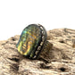 Labradorite Buddha Rings