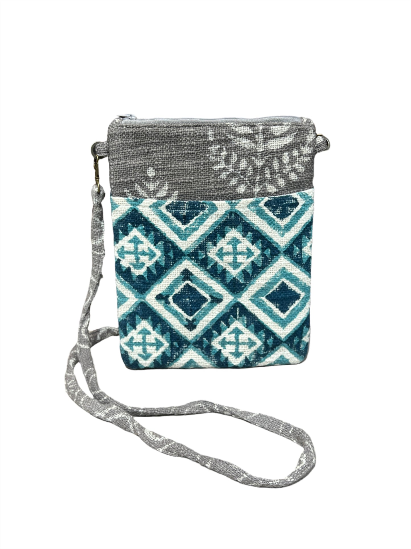 Block Print Passport Bag