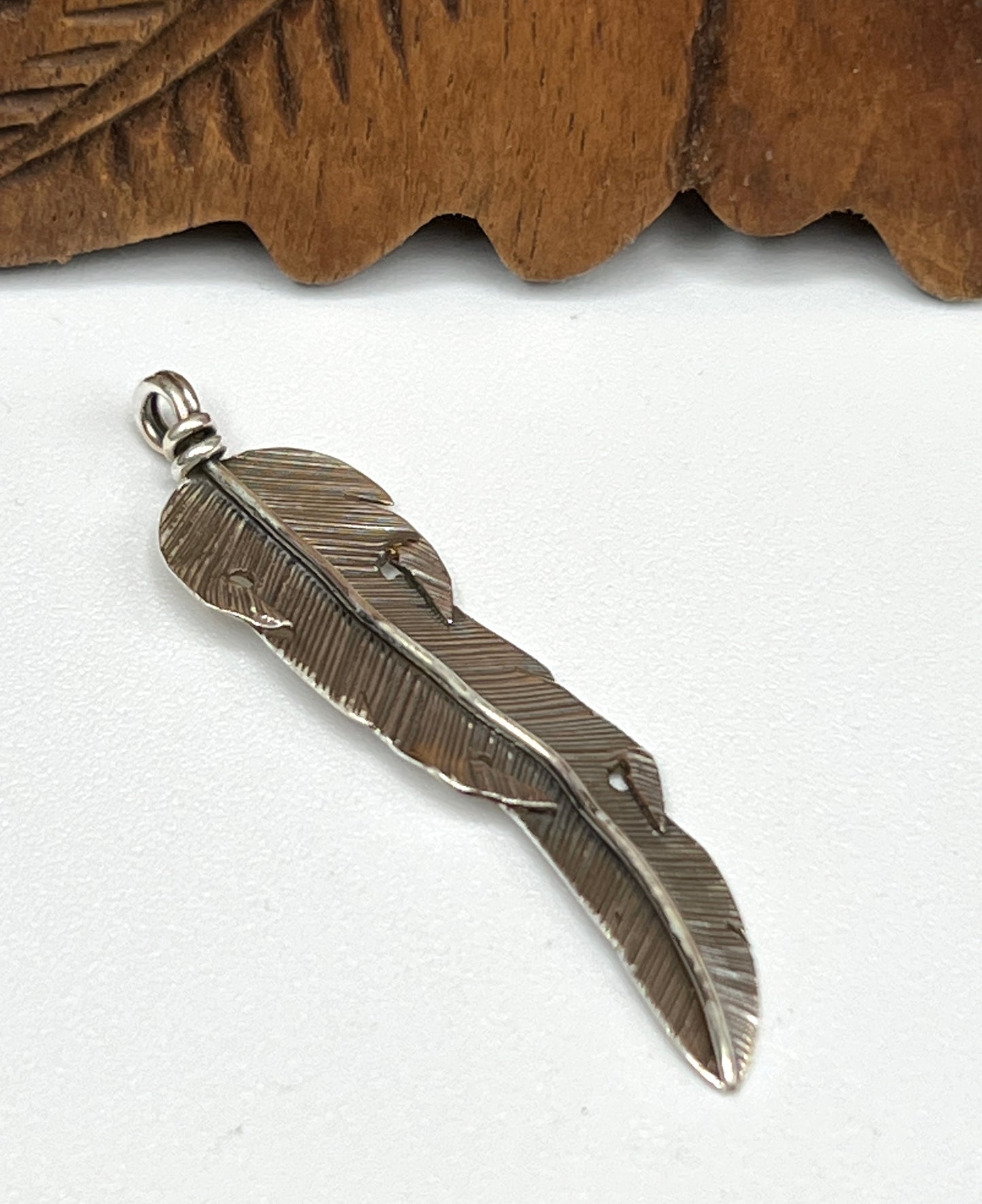 Sterling Silver Feather Pendants