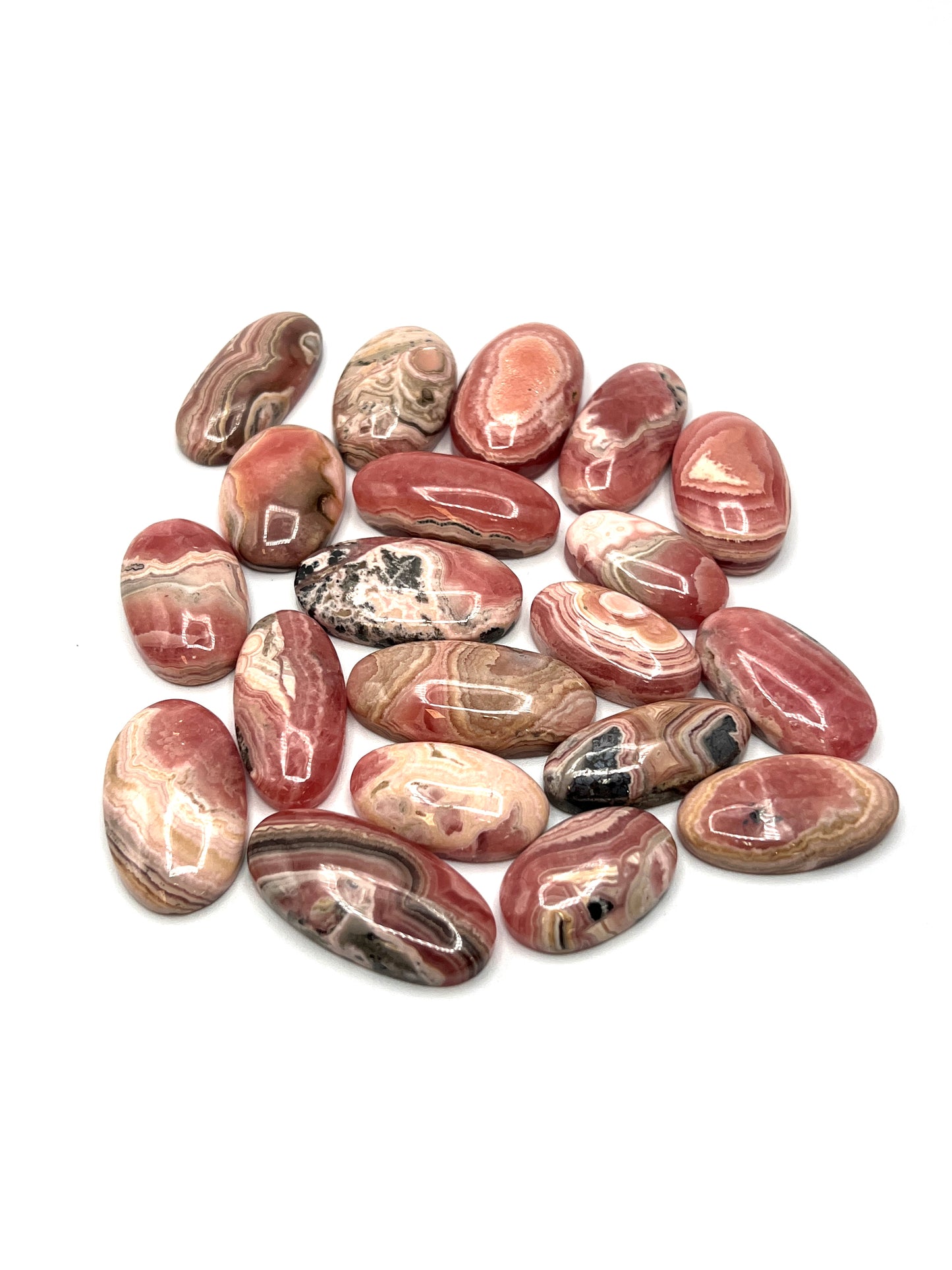 Rhodochrosite Oval Stones