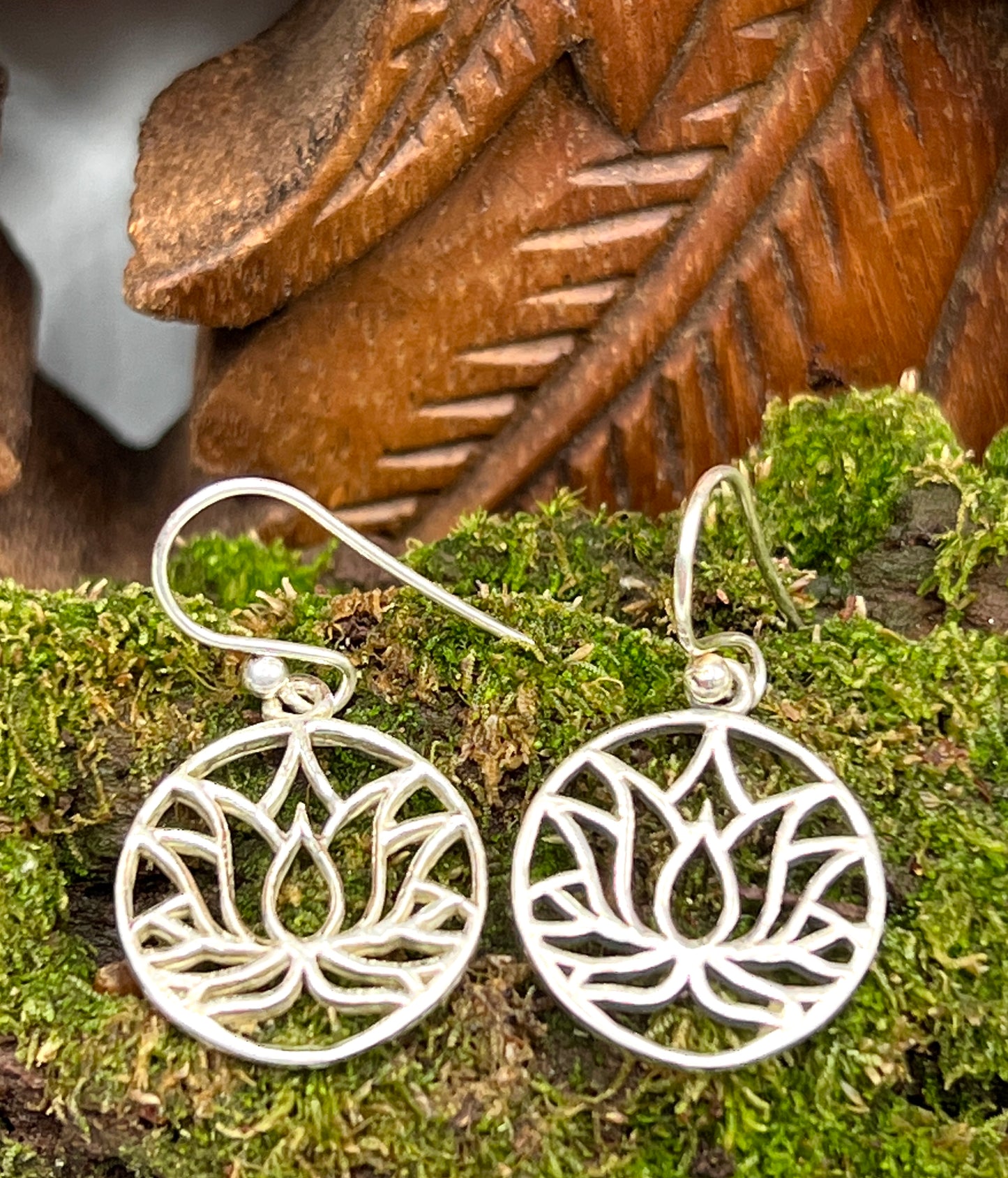 Lotus Flower Earrings