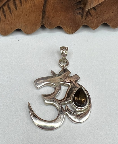 Om Crystal Pendants