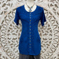 Embroidered Button Up Top