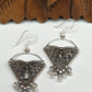 Rajasthani Tribal Triangle Dangle Earrings