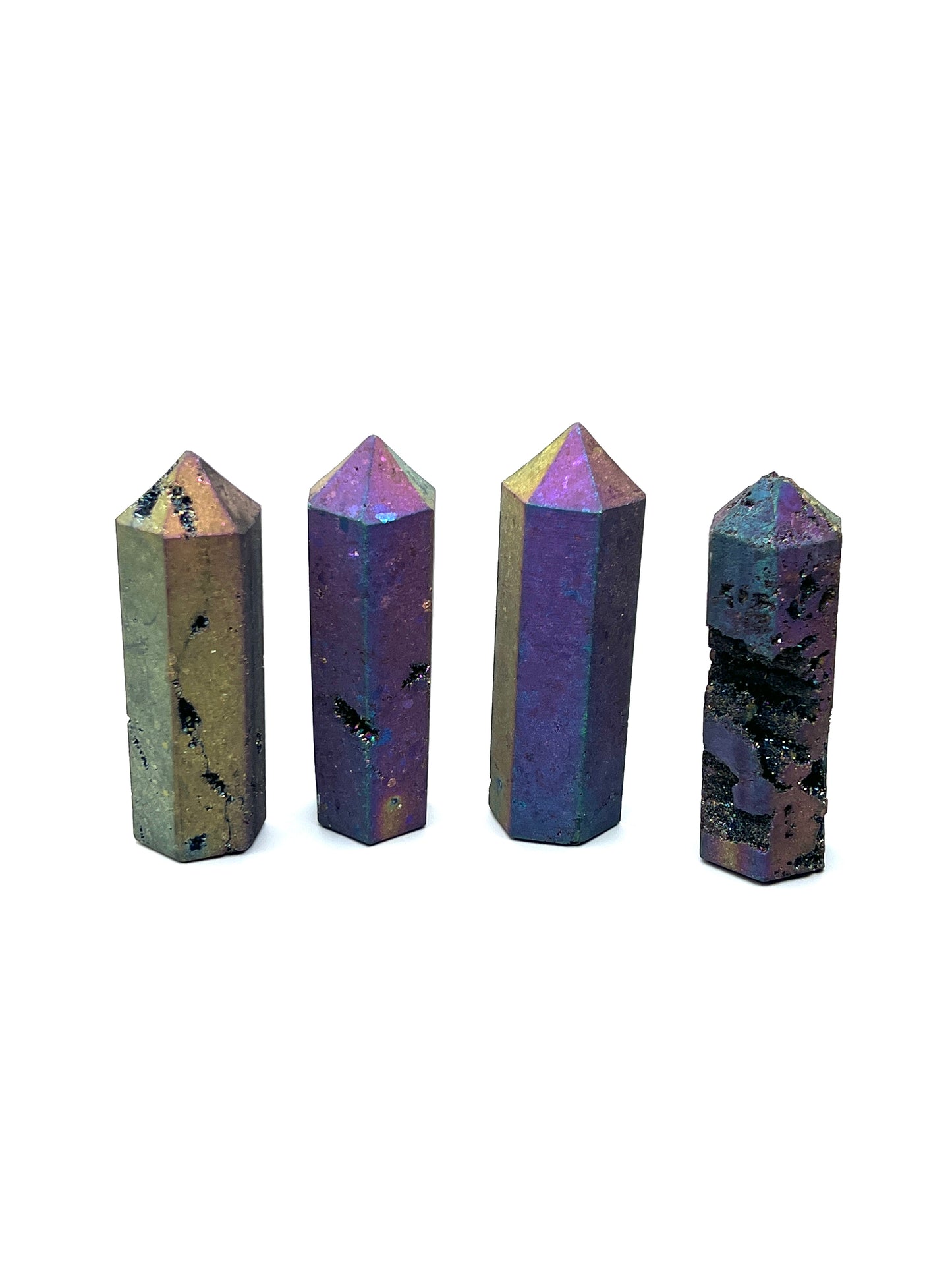 Titanium Druzy Tower