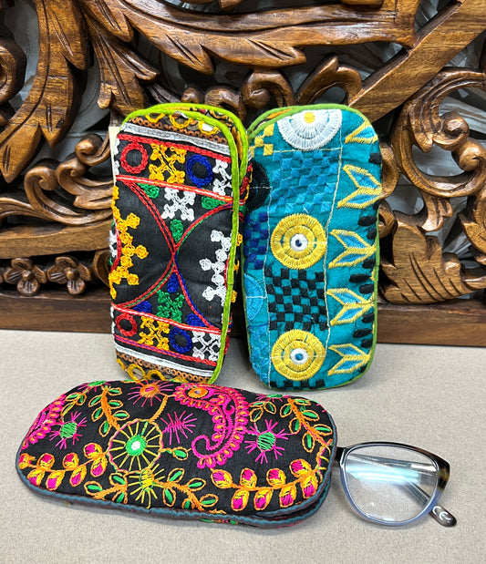 Hand Embroidered Rajasthani Eye Glass Cases