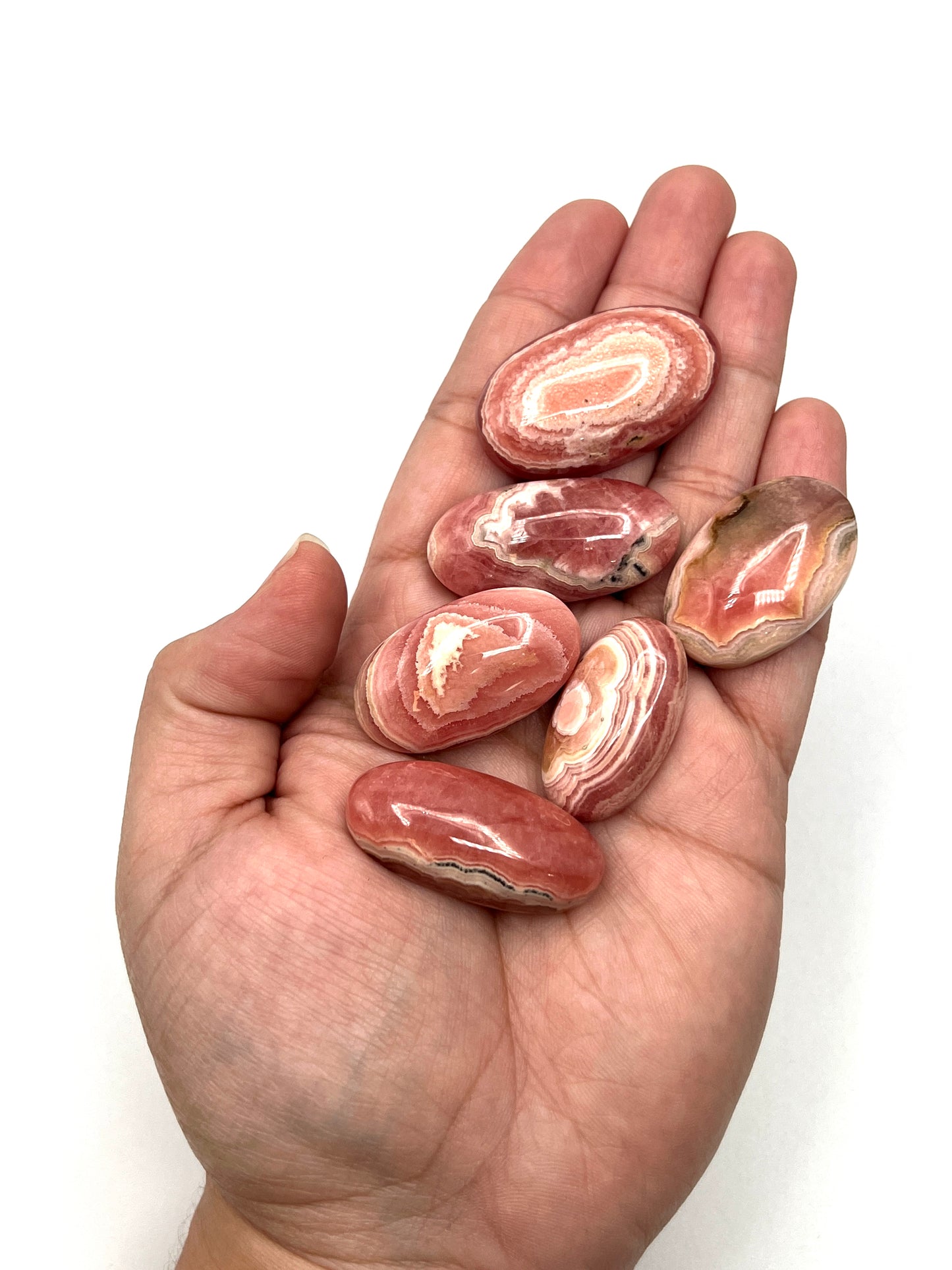 Rhodochrosite Oval Stones