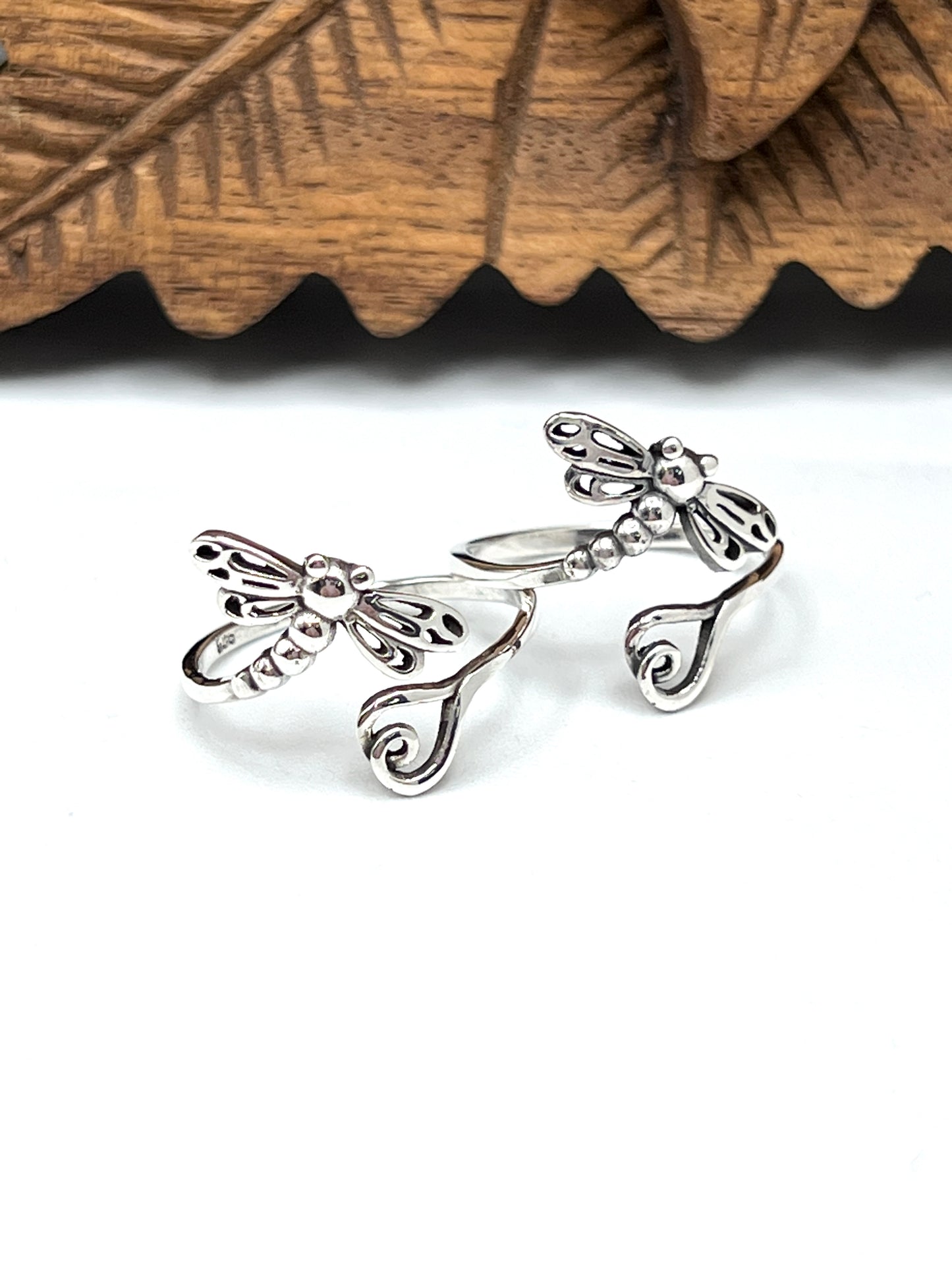 Sterling Silver Dragonfly Ring