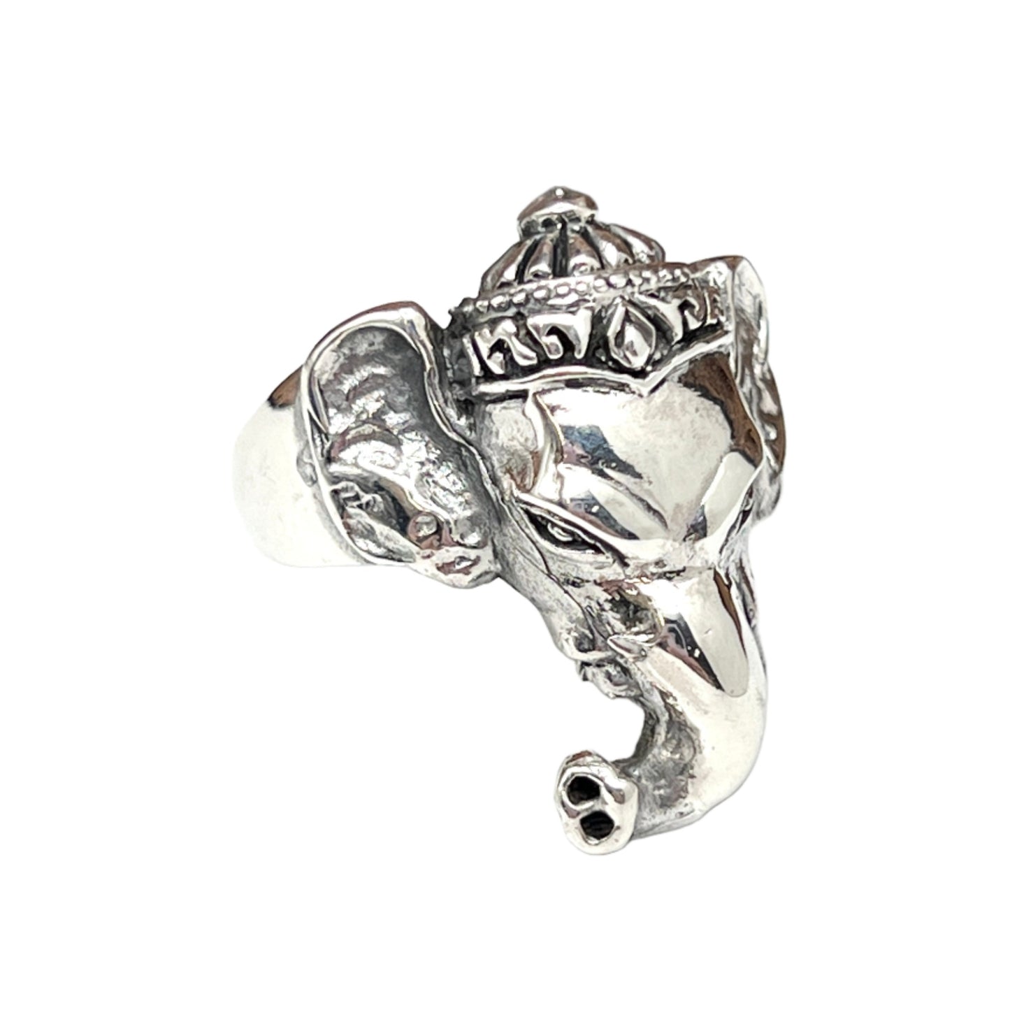 Sterling Silver Ganesh Elephant Ring