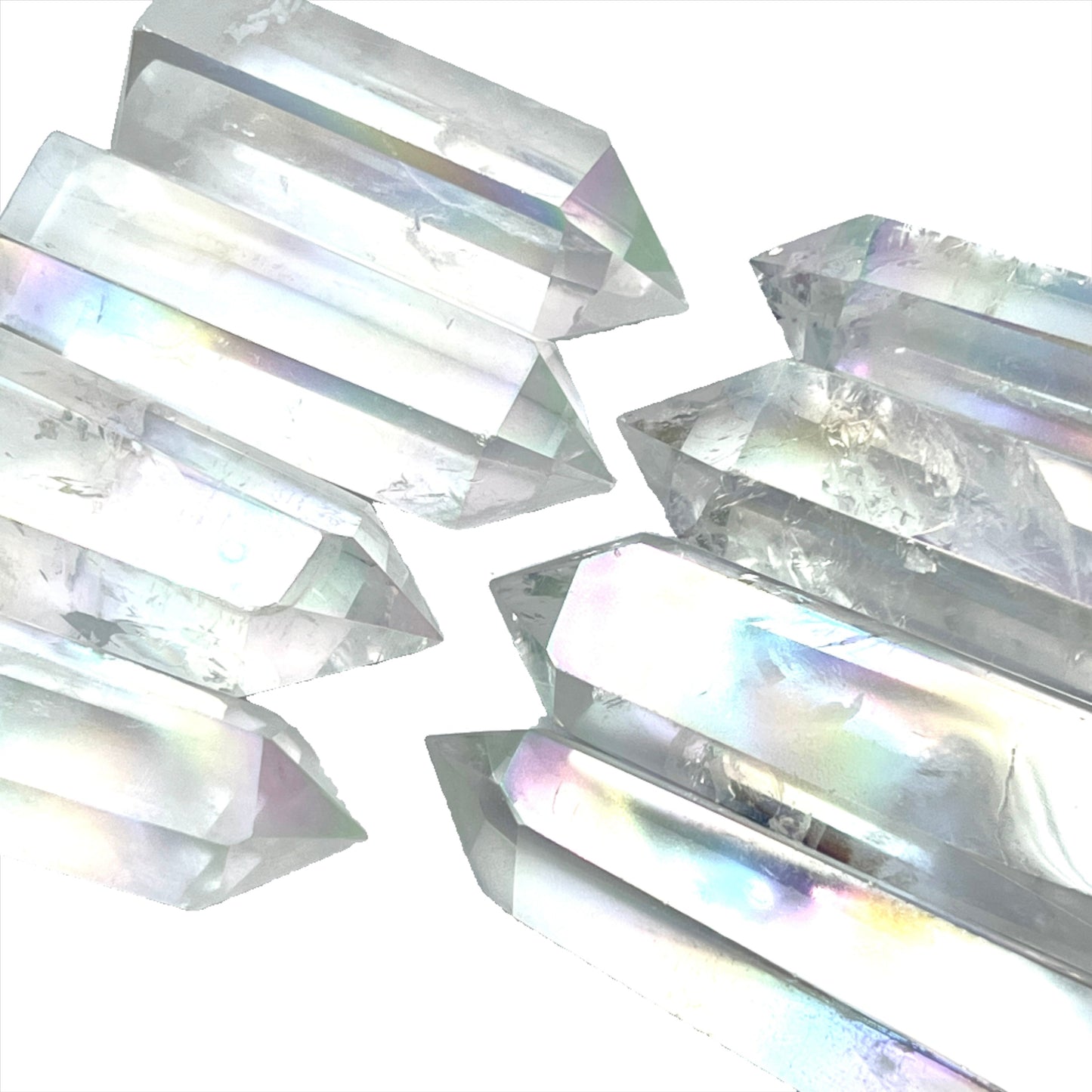 Angel Aura Clear Quartz Towers