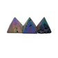 Titanium Druzy Pyramids