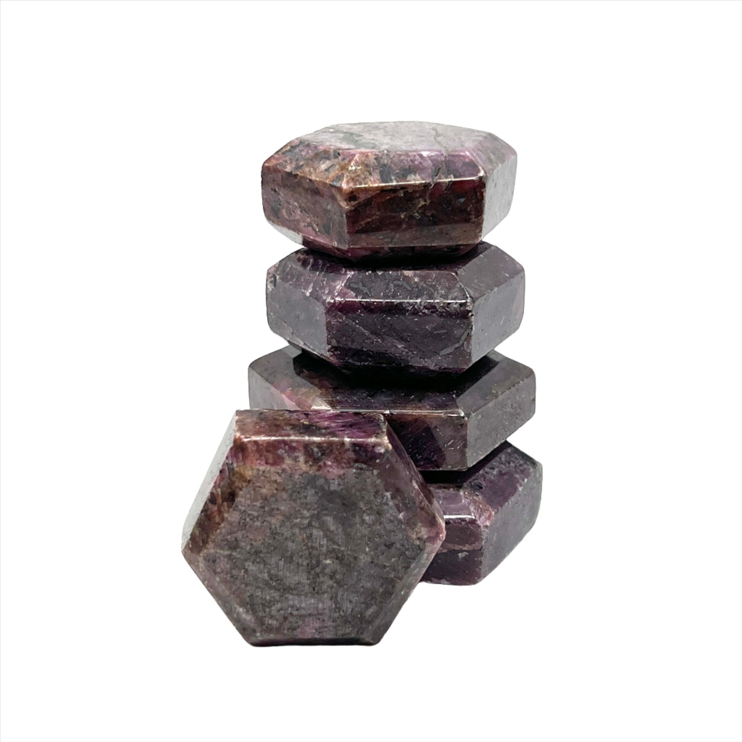 Hexagon Star Ruby Stones