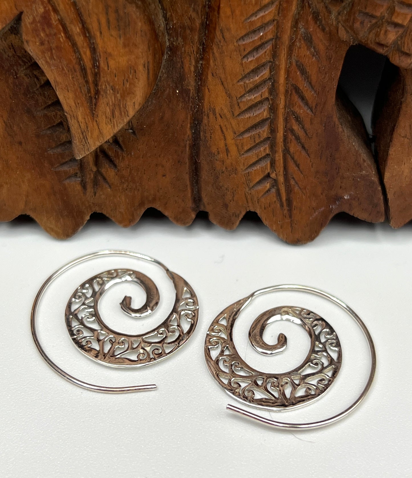 Decorative Slide Hoop Earrings