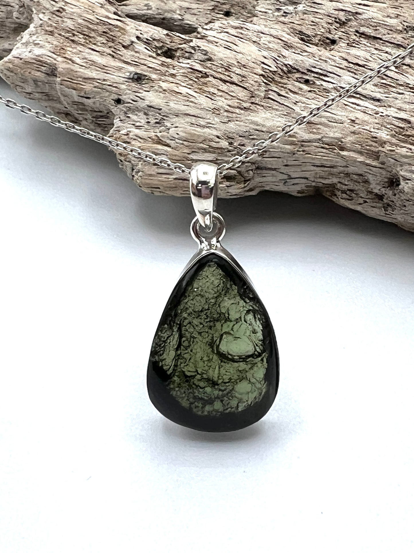 Rare Vitavin Polished Moldavite Pendants- Transformation Stone