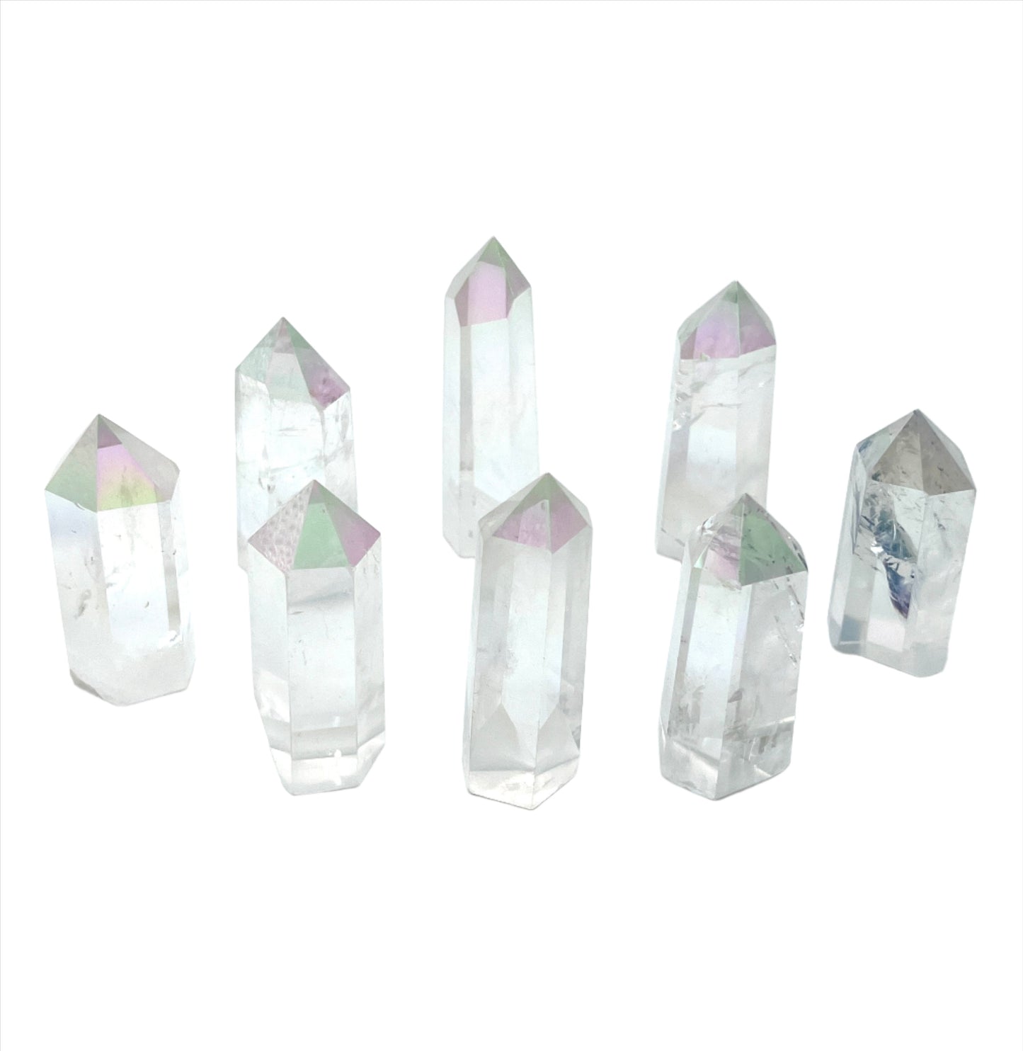 Angel Aura Clear Quartz Towers