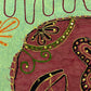 Elephant Wall Hanging 50" x 30"
