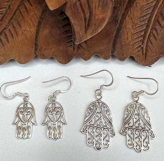 Hamsa Earrings