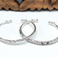Sterling Silver Hill Tribe Rounded twist Cuff Bracelet