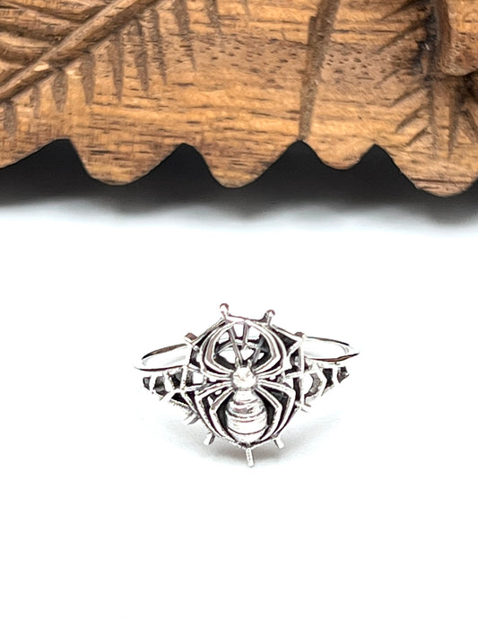 Sterling Silver Spider Ring