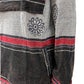 Striped Cotton Block Print Pullover Hoodie