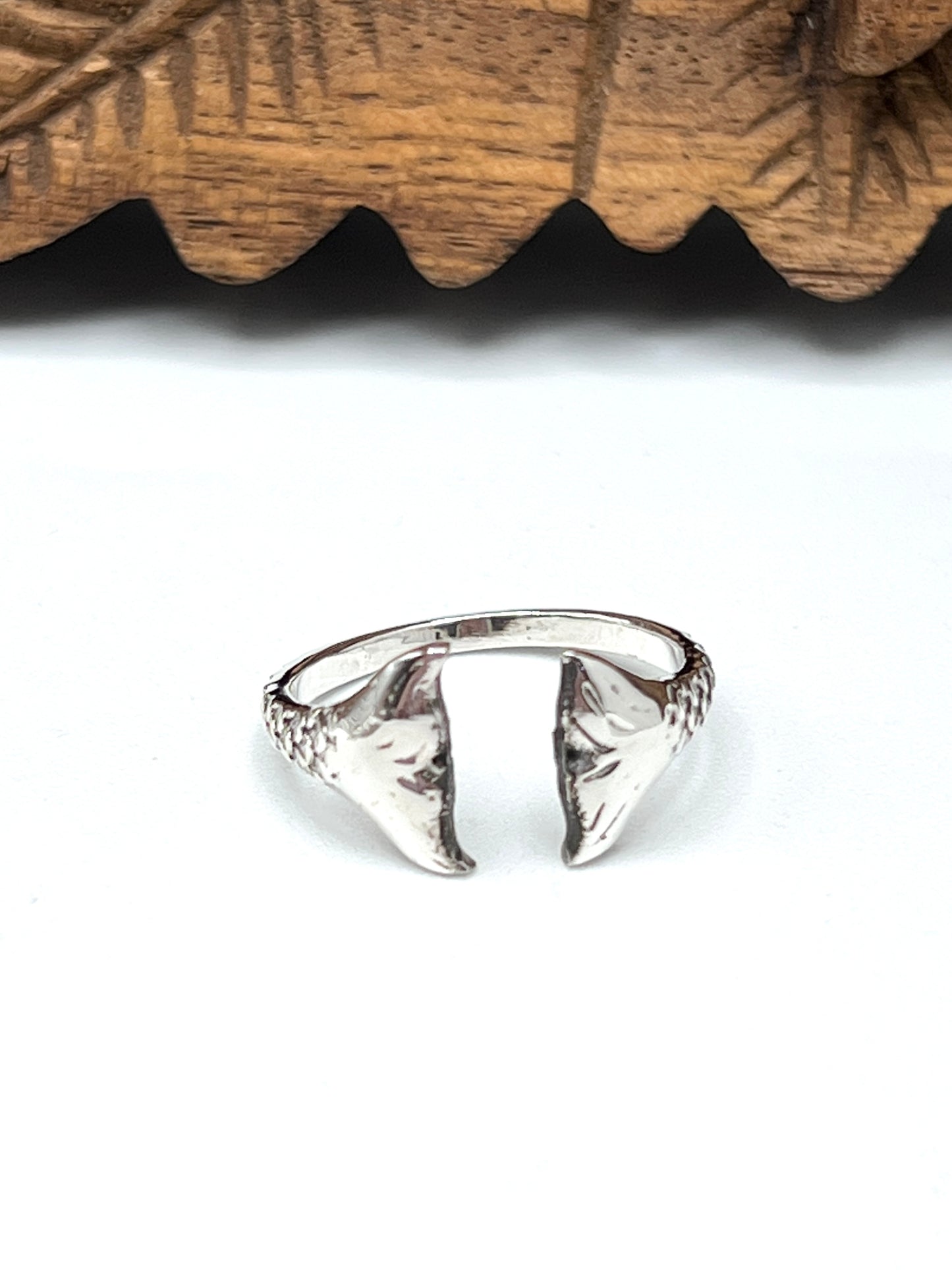 Sterling Silver Double Mermaid Tail Ring