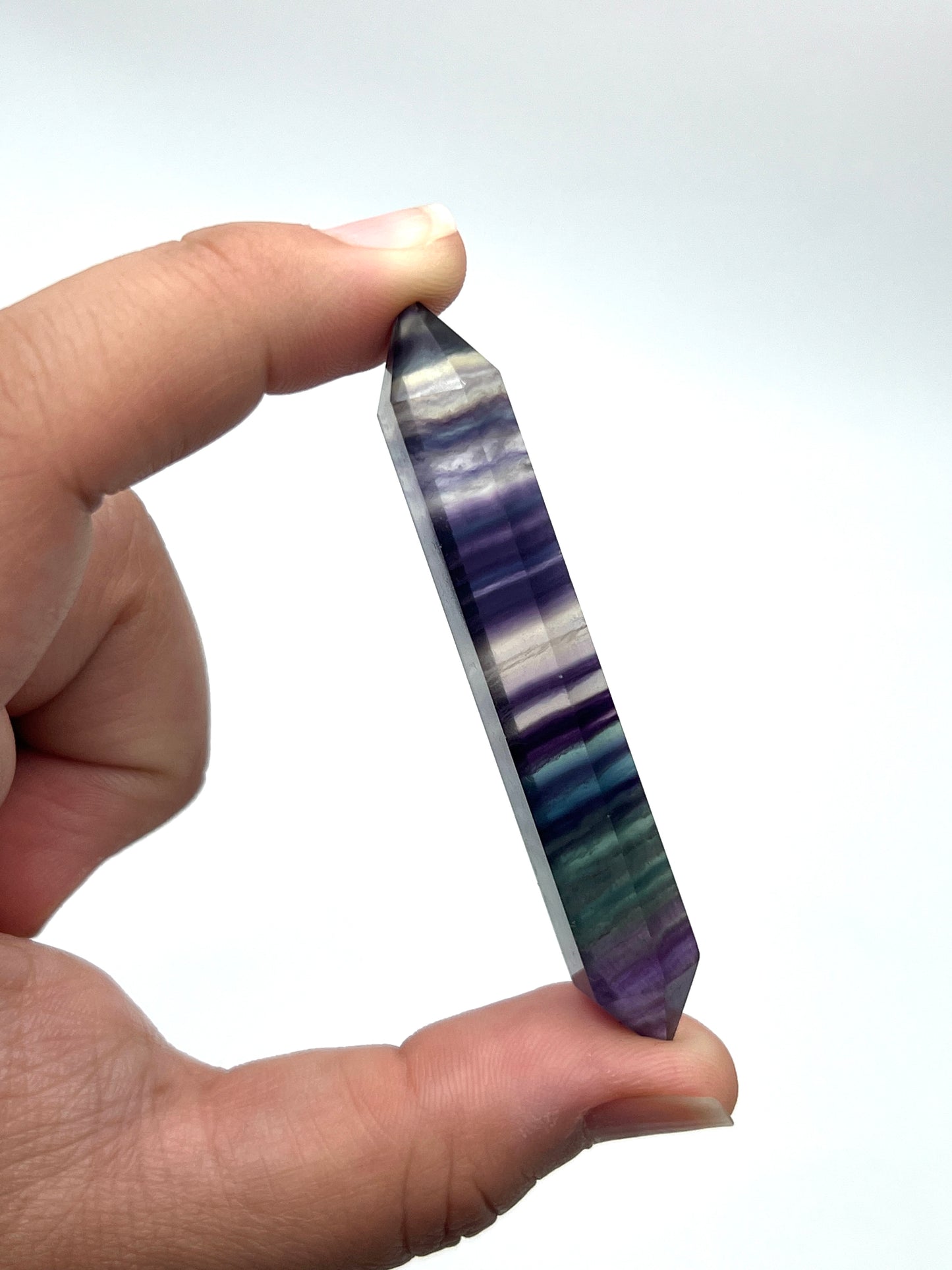 Double Terminated Fluorite Points
