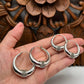 Wide Bali Hoop Earrings