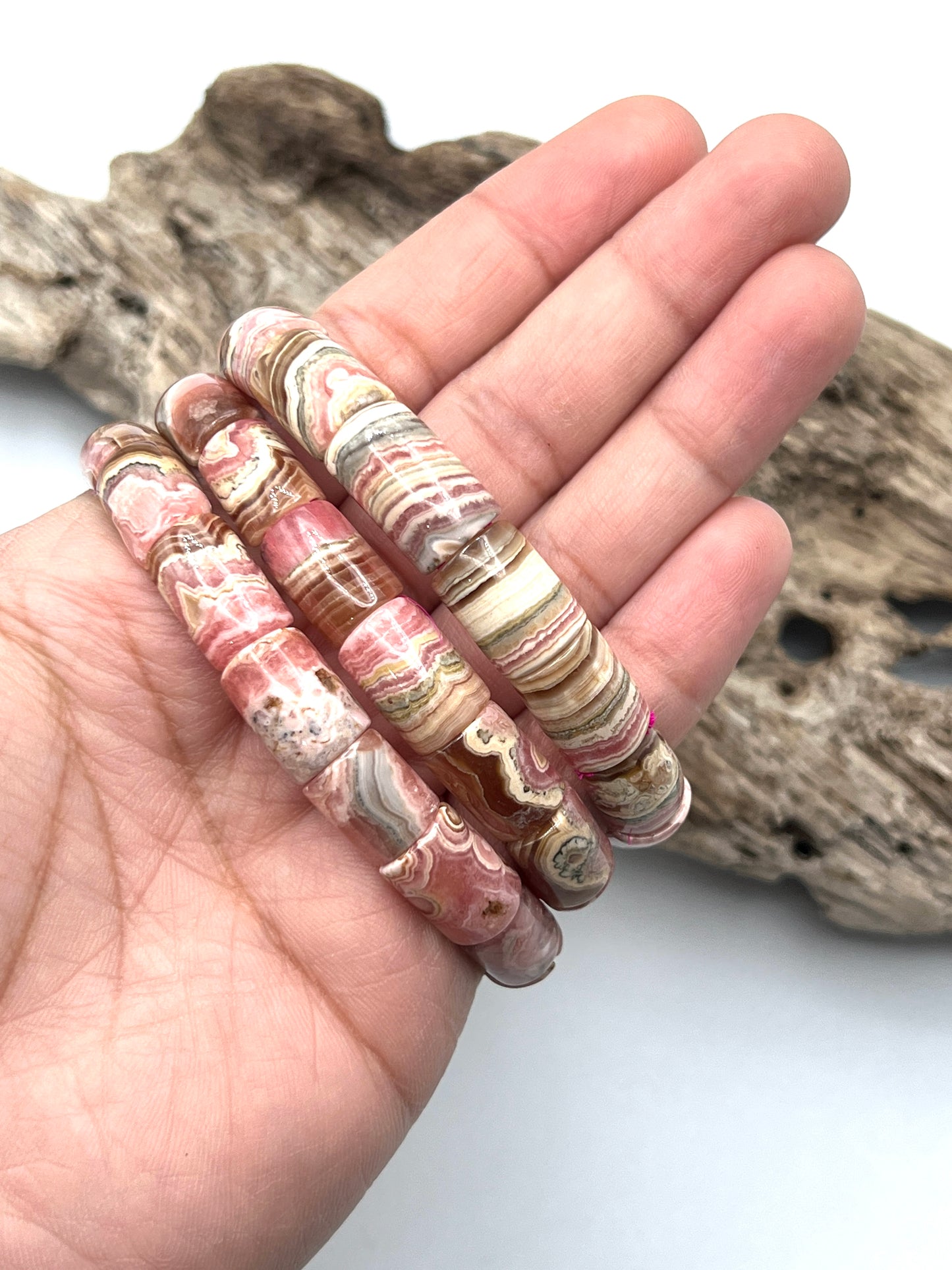 A+ Quality Rhodochrosite Stretchy Bracelets