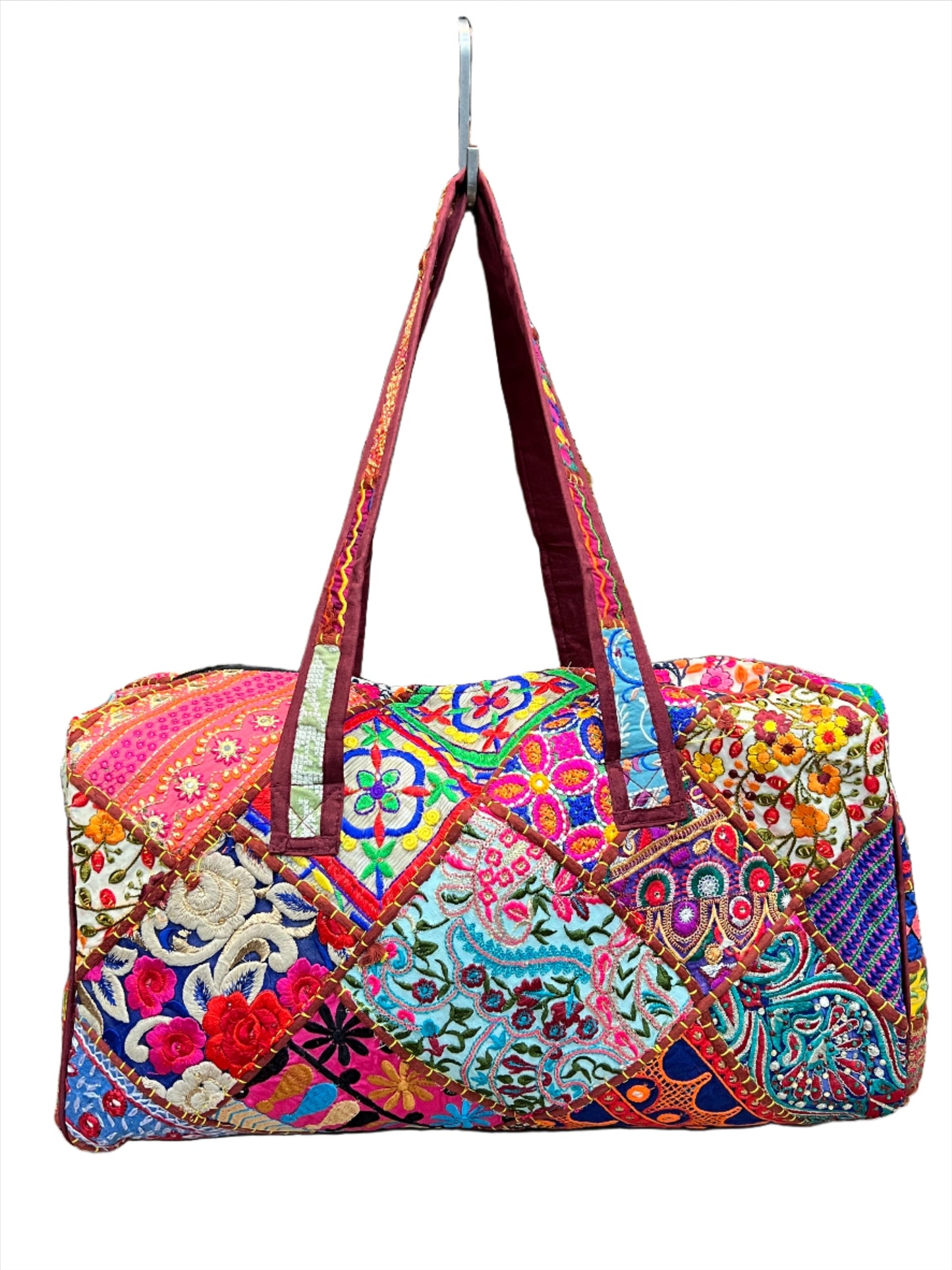 Rajasthani Embroidery Patchwork Duffle Bag