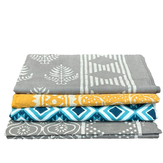 Block Print Tablecloths | 4 Designs
