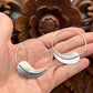 XL Feather Slide Hoop Earrings