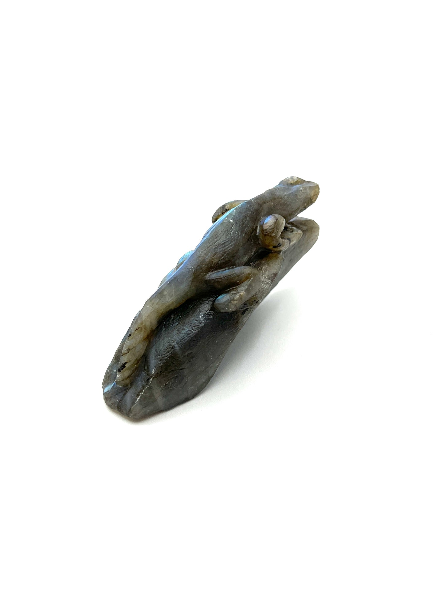 Labradorite Carved Geckos