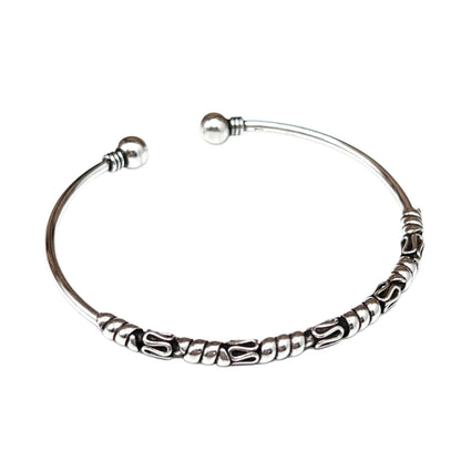 Sterling Silver Bali Ball Bracelets