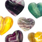 Fluorite Carved Heart Offering Bowls