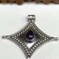 Star Cross Gemstone Pendants