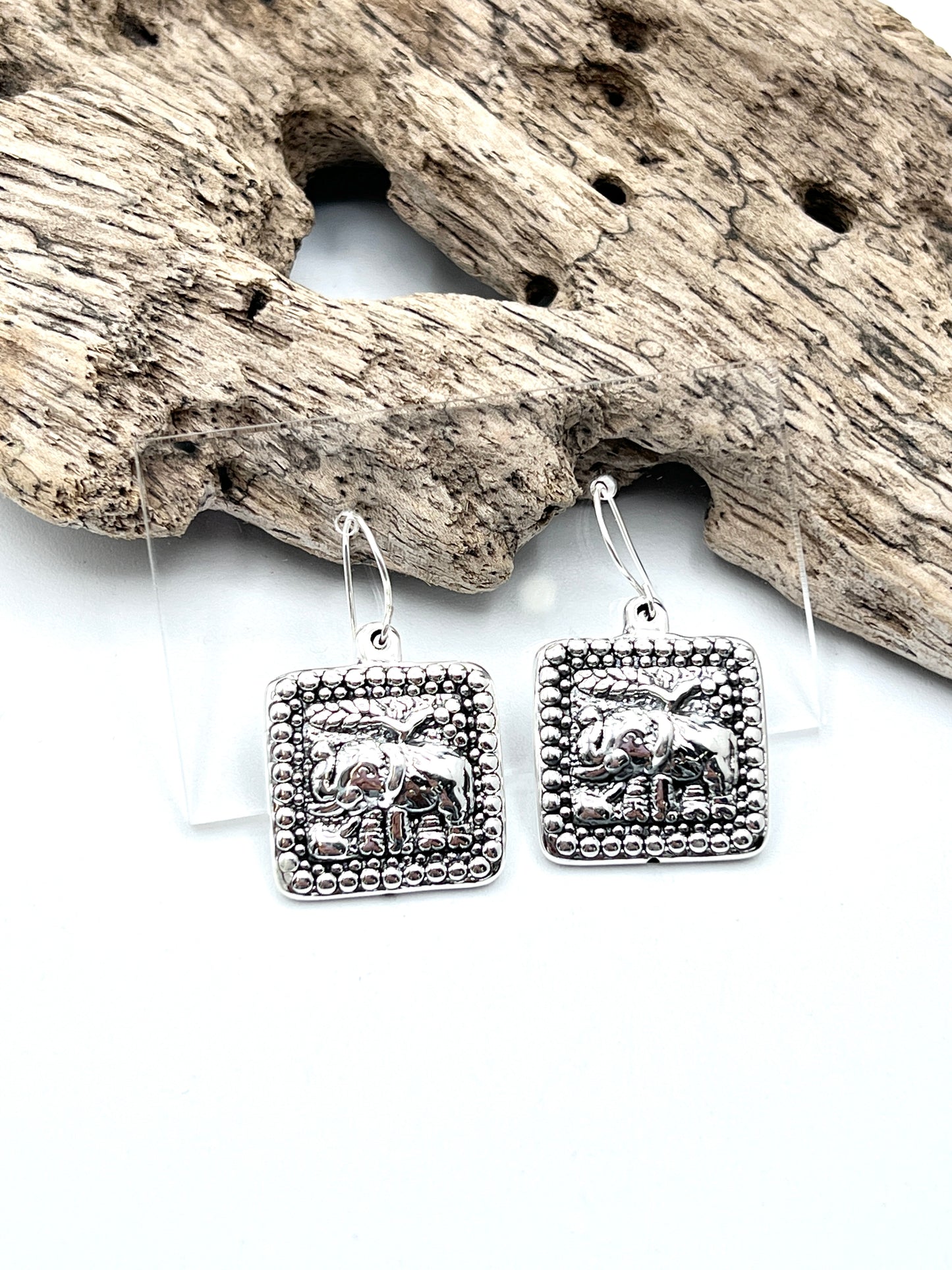 Forest Elephant Earrings