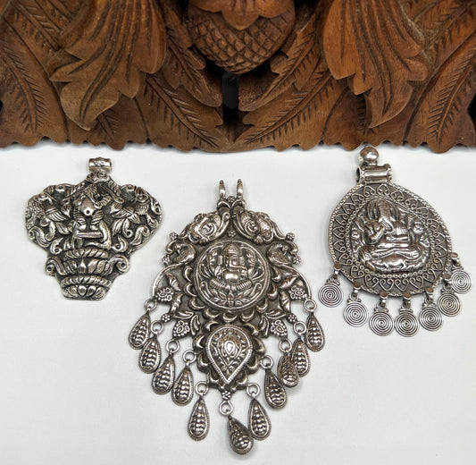 Large Tribal Ganesh Pendants