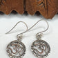 Circle Om Earrings