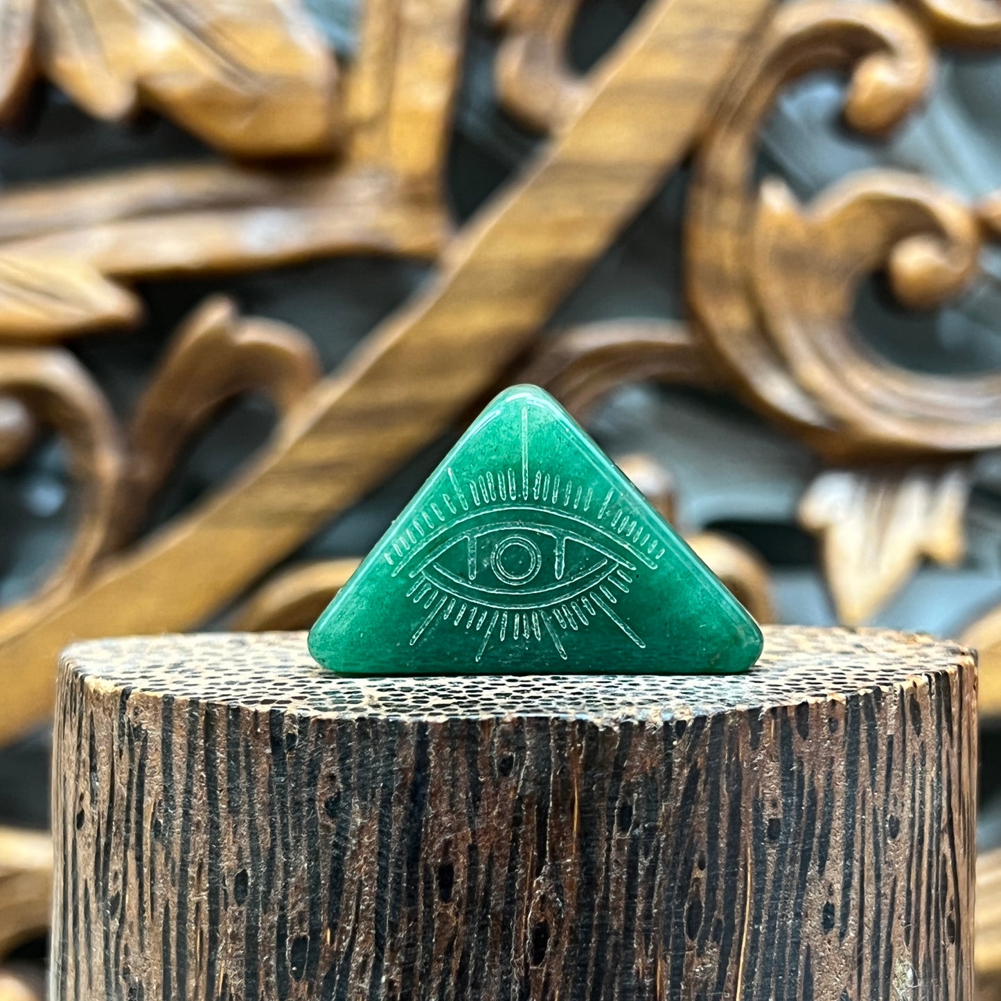 All Seeing Eye Triangle Stones