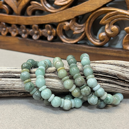 Burmese Jade Stretchy Bracelets