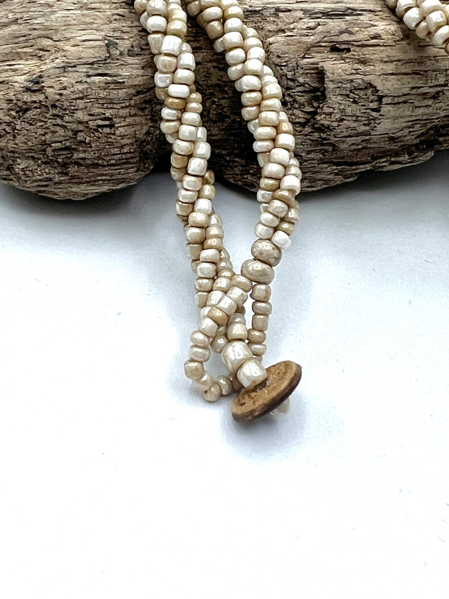 Large Beaded Shell Necklaces