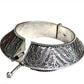 Vintage Rajasthani Sterling Silver Filigree Cuff Bracelet