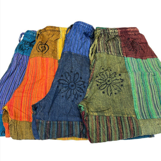 Nepali Patchwork Drawstring Pants